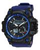 Аналоговый цифровой водонепроницаемый многофункциональный уретановый ремешок синий [Clefa] AZ-TS-AD095-BL мужской