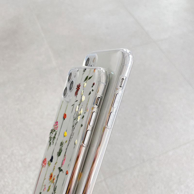 Прозрачный чехол для Samsung Galaxy A24 A17 A16 A56 A55 A54 A06 4G Чехол Мультяшные цветы Мягкий Прозрачный Ударопрочный Funda Лицевая крышка Capa