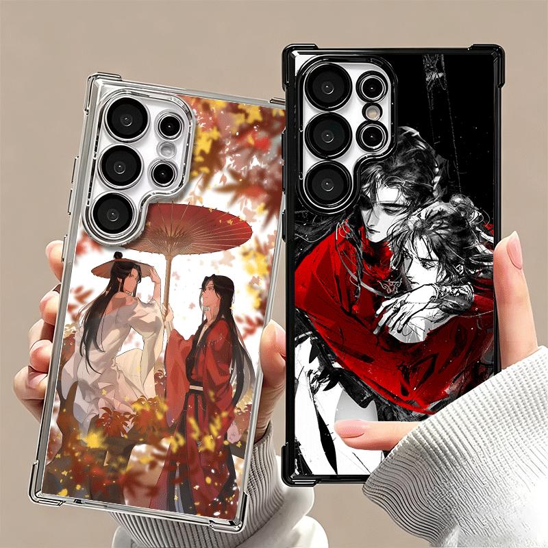 Благословение Небесного Владыки Аниме Покрытие Чехол Для Телефона Для Samsung Galaxy S24 S25 FE S26 Edge S23 Ultra S22 S21 Plus S20 Защита От Падения