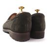 Excellent SPIGOLA loafers U tip Dark brown Suede leather mens 8 Used