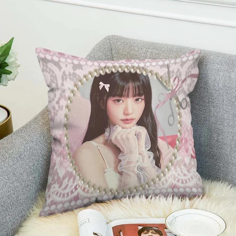 Pillow Cases Jang WonYoung Decorative Pillows Covers Sofa Cushions Pillowcases 50x50 Fall Decor Cushion Cover 45*45 Pillowcase