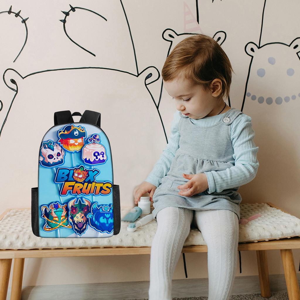 Large-capacity Backpack For Primary And Secondary School Students, Cartoon Shoulder Bag And Pencil Case For Children