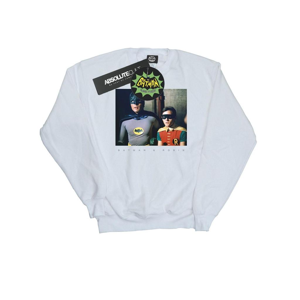 DC Comics Womens/Ladies Batman TV Series Dynamic Duo Photograph Sweatshirt