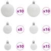 Artificial Christmas Tree White 180 cm PVC and Steel