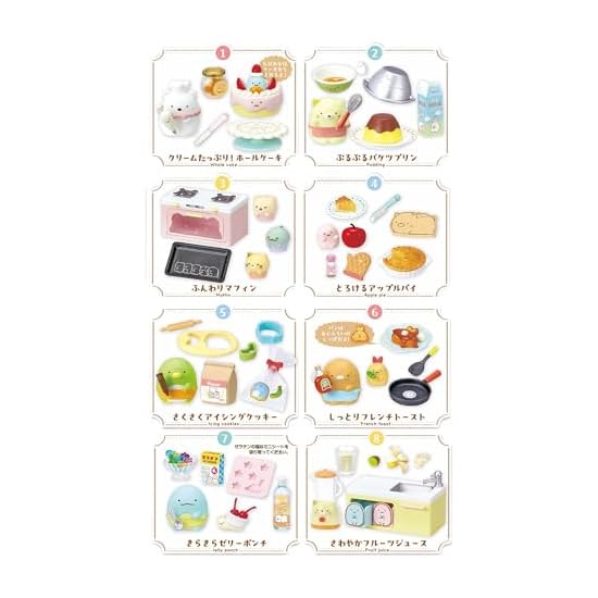Re-Ment San-X Sumikko Gurashi Sweets Cooking Together 1 BOX Approx. H120×W145×D205mm ATBC-PVC, ABS