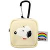 Peanuts Snoopy Colorful Carabiner Mini Pouch White 206497-25 H7 X W6.5 X D4cm