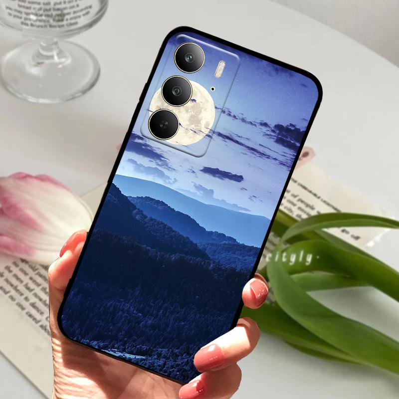 Чехол для Realme C75 4G Милый Ударопрочный Мягкий Силиконовый ТПУ Защитная Крышка для Линзы Телефона Для OPPO REALME C65 4G C67 5G Бампер Fundas