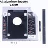 1 Комплект 2,5" SSD CD DVD в Корпус для Жесткого Диска CD-ROM Odd Optibay Пластик Алюминий Универсальный 9,5/12,7 мм SATA 3.0 Второй HDD Caddy