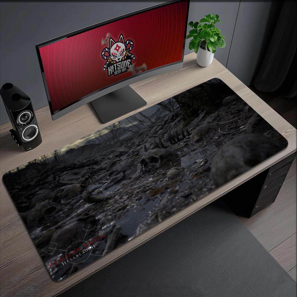 S-Senua s Saga H-Hellblade II Mouse Pad Non-slip Thickened Large Writing Lockedge Office Student Gaming Cushion MousePad