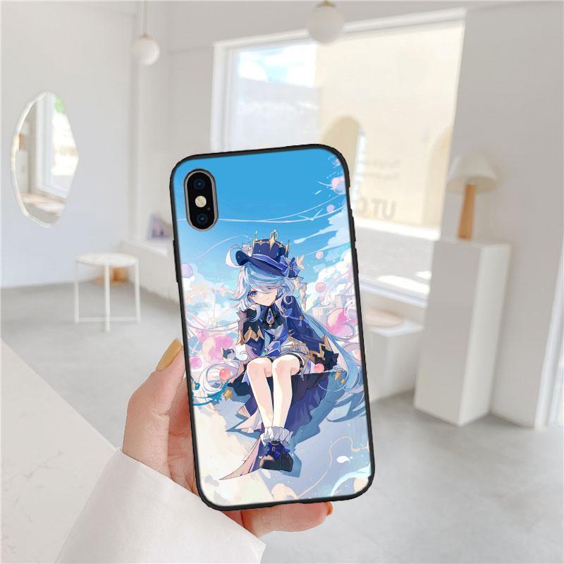FM26 Genshin Impact Soft Shell Phone Case for Samsung Galaxy S20 S21 S22 Ultra FE + Plus A21S A22 A24 A25 A26 A30 A30S A31