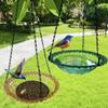 Bird Flower Shaped Hanging Bird Feeder Birdbath Bird Bath for Garden Outdoor Decor Yard Farm Supplies Humming Bird Feeder Tool