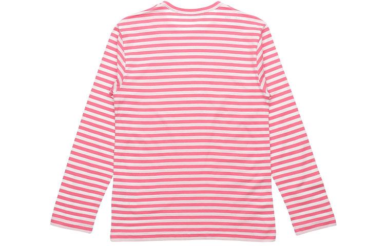CDG Play Футболки Мужские Розовые С Круглым Вырезом Умеренный Прямой Крой AZ-T278-051-3
