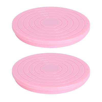 2 шт. Мини вращающаяся на 360 градусов подставка-основа для торта, поворотный столик для украшения, кухонный инструмент для выпечки