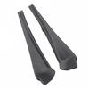 Pair Front Wiper Side Cowl Extension Trim Cover Black Abs for Nissan Rogue 2014-20