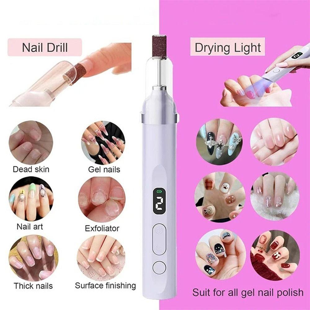 Handheld Electric Nail Polisher Rechargeable Nail Sanding File Dead Skin Removal