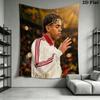 Lamine Yamal Wall Tapestry Aesthetic Wall Hanging Printed Fabric Blanket Decorative Tapestries for Bedroom Living Room Home Decor