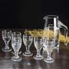 Набор 6 шт./7 шт. Маленький бокал для вина Один стакан Мерный стакан Диспенсер для вина Кувшин для вина Рюмки для спиртного Байцзю Набор для вина Бытовые Мини-рюмки