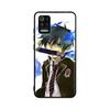 Чехол DT48 Blue Exorcist для iPhone 16 15 Plus 14 13 12 11 Pro 8 7 6S 6 SE 5S X XR XS Max Realme C30 C33 C31 9I Huawei P30 черный мягкий чехол