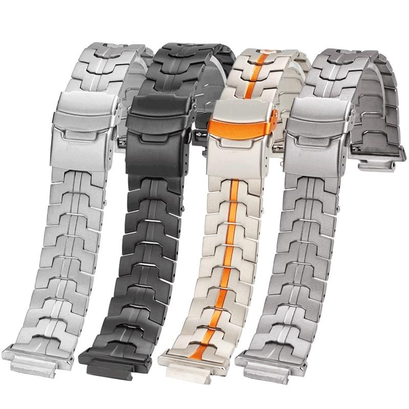 Модифицированный ремешок для часов из цельного титана для Casio GM-2100/GA-2100 Серия Farmhouse Oak DW5600 Браслет из цельного титана