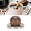 304 Stainless Steel Mini Coffee Tamper Wooden Handle Coffee Ground Press  Espresso Accessory