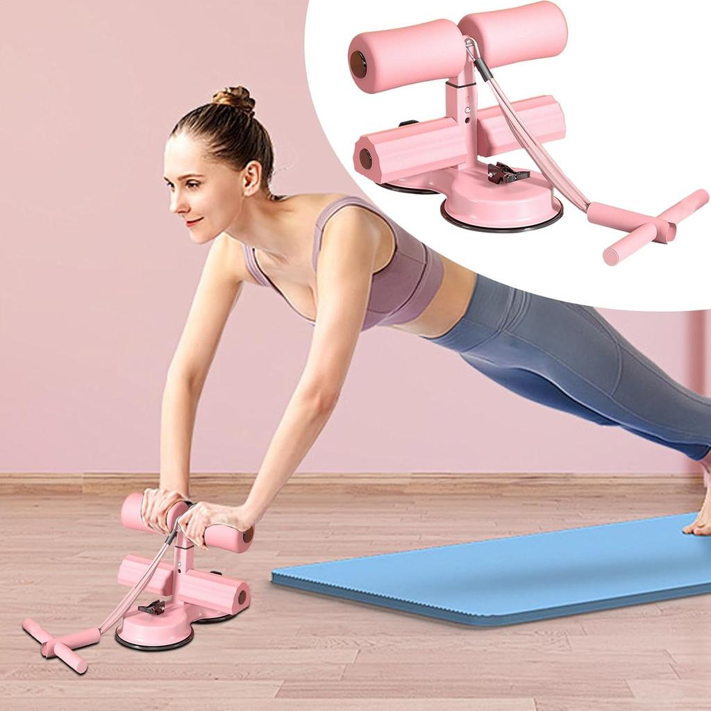 Sit Up Exercise Equipment | Ab Trainer Equipment with Suction Cup | Abdominal Training Aids, Portable Stomach Workout Machine for Home and Gym Use