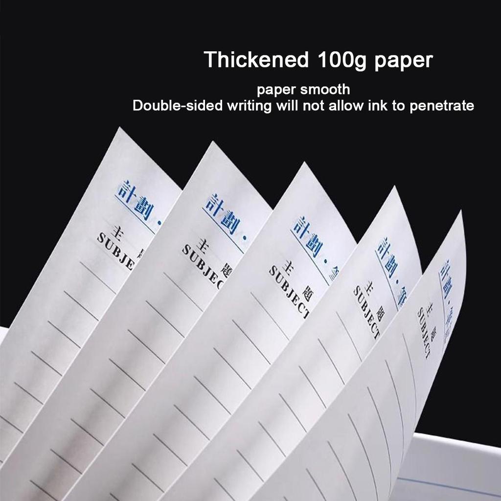 Деловой блокнот формата А5, книга для записи совещаний, рабочая тетрадь, ежедневник, студенческие заметки, дневник, 150 листов, 300 страниц