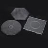 Plastic Bead Boards, 3 Pieces   Templates with Transparent   and Round   Shapes Boards for   Projects and Crafting