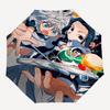 1pc Anime Characters Umbrella: Automatic Opening, Foldable Design, Iron Frame, Outdoor Use, Perfect Gift for Fans, Travelers, Daily Use.I016