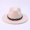 European and American fashion casual top hats men's and women's autumn and winter new black soft woolen jazz hats versatile cowboy hats