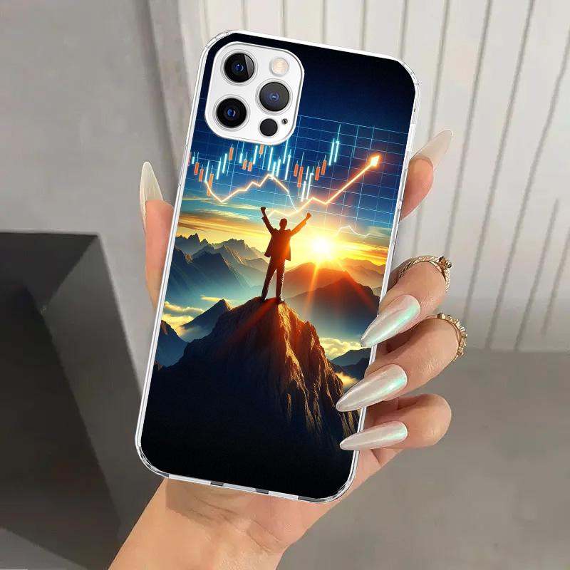 Trade Investment Forex Stock Market Phone Case for Iphone 17 Air 16 15 Plus 14 13 Mini 12 11 Pro Max 16E 7 8 SE 2020 Soft Funda
