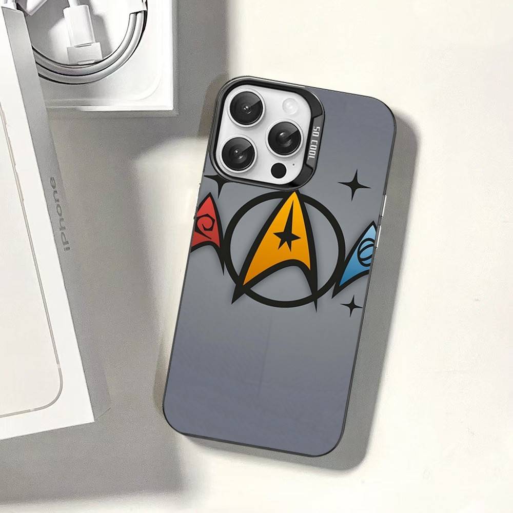 Star T-Trek Movie Logo Phone Case For IPhone17 16 15 14 13 12 11 Pro Max Plus Color Matte Fundas