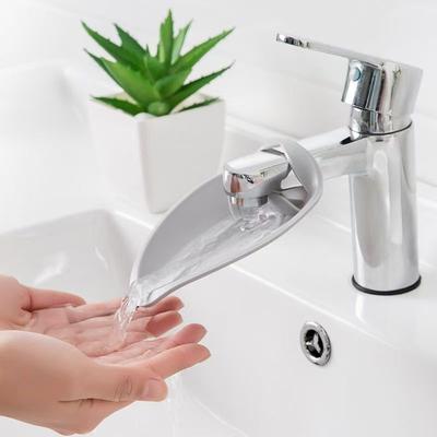 Удлинитель для крана, помогает экономить воду, оборудование для мытья рук, аксессуары для ванной комнаты и кухни, удлинитель для смесителя для раковины