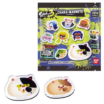 Bandai Акриловые магниты Splatoon 3 Chara КОРОБКА из 14 штук (Конфеты-игрушки)