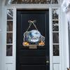 Creative Halloween Theme Spooky Ghost Paper Door Hanging Sign Front Door Porch Window Indoor Outdoor Party Scene Decor