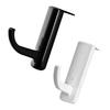 NUOLUX Headphone Hooks, Headphone Stand, Set of 2, Lightweight, Sturdy, Easy To Attach, Desk-Mountable Headset, Metal Stand, Desktop, Wall Mount
