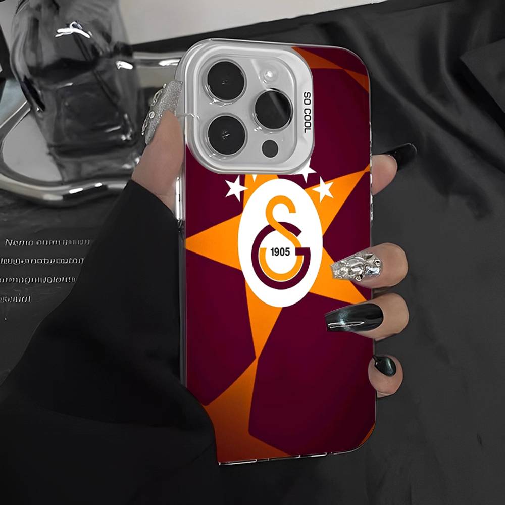 Футбольная команда Галатасарай Цветной Чехол для Телефона Для IPhone 17 16 15 14 13 12 11 Pro Max Plus Pro Корпус