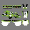 NICECNC Для Kawasaki KX 80 KX80 1994 1995 1996 1997 Мотоцикл Пластик Графические Фоновые Наклейки Комплект Индивидуальная настройка