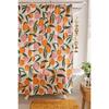 Decorative Peach Shower Curtain Waterproof Polyester Fabric, Home Bathroom Decor Hanging Curtain with Hooks 72 by 72 Inch, Hotel Quality, Machine