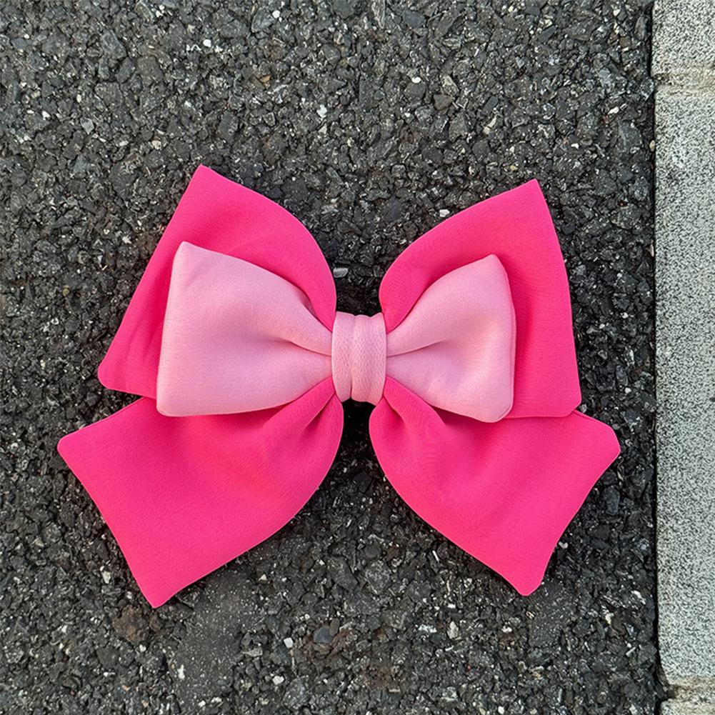 Мотоциклетный шлем с двухцветным бантом, украшением для электрического велосипедного шлема, аксессуары для украшения кузова автомобиля, бант для девушек и женщин