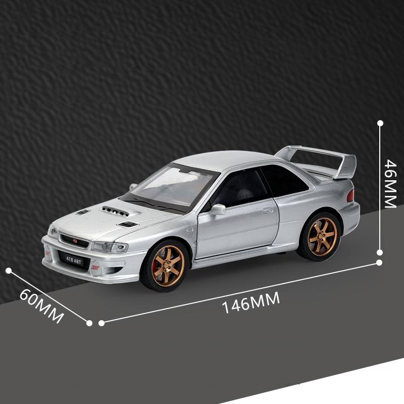 JDM 1/32 Impreza Wrx Sti Суперкар Литая Модель Сплав Металл Автомобиль Классическая Коллекция Любви Хобби Подарки на День Рождения С Другом Модный