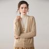 Autumn Winter High Neck Two-Piece Cashmere Knit Sweater for Women