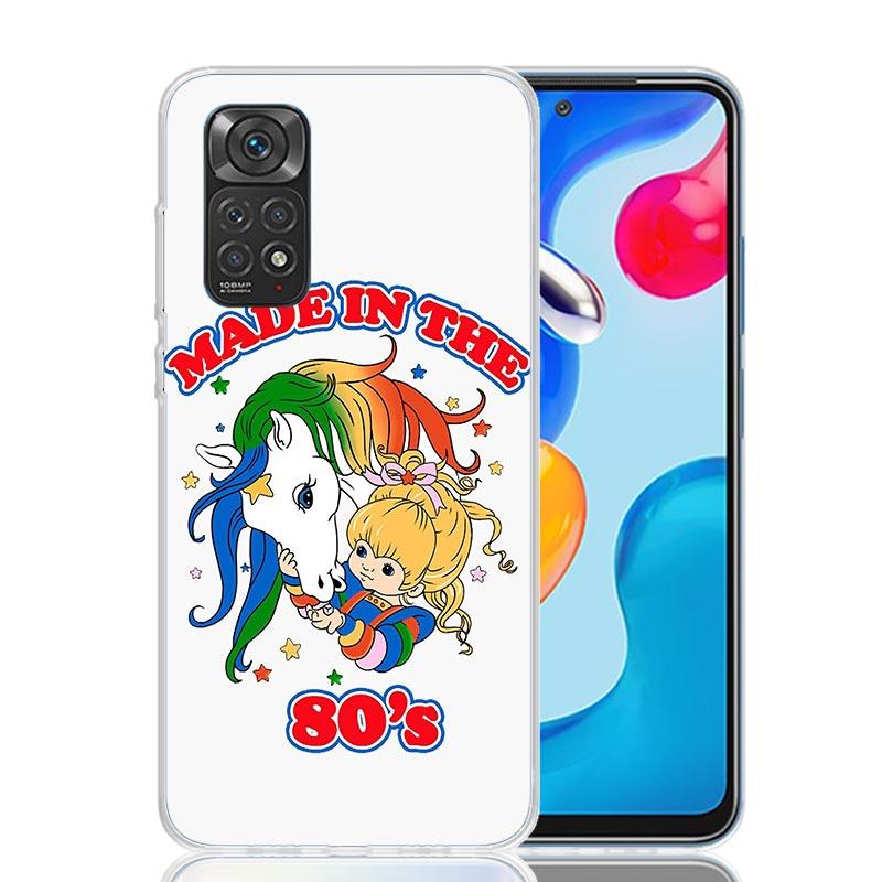 R-Rainbow Cute Brite Phone Case For Xiaomi Redmi Note 13 14 15 Pro Plus 12S 12 14S 11S 11E 10 10S 11 11T 5G 4G Cover Coque Redmi