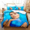 Colombian Reggaeton Icon Karol G Mañana Será Bonito Pink Angel Bichota Album Collage Bedding Set 1 Duvet Cover + 2 Pillowcases