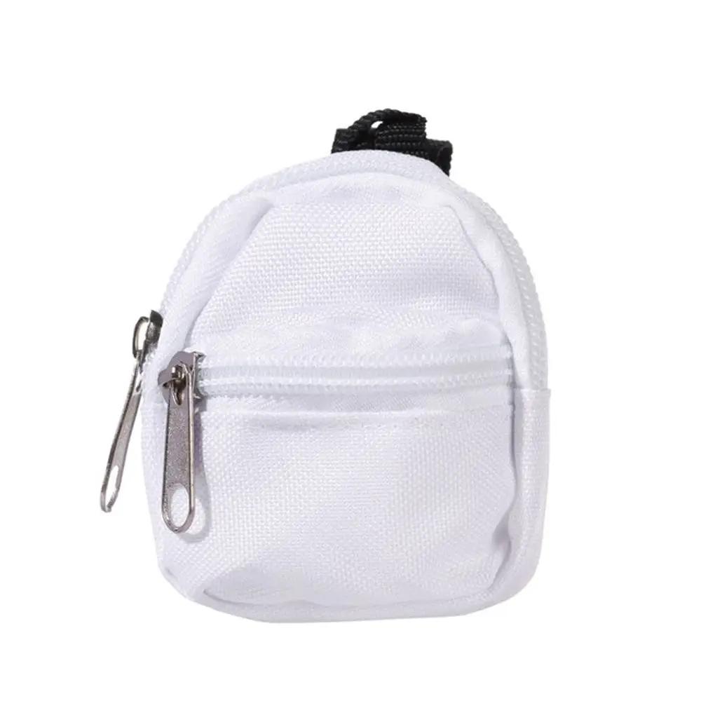 Dollhouse Decor 1/6 BJD Rucksack  Gifts With Zipper Doll Backpack Doll Bag Miniature Doll Bag BJD Doll Schoolbag