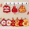 Spring Festival Hanging Towels Chinese New Year Hanging Towel Super Absorpted Wipe Cloth Kitchen Cleaning Towels