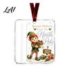 Festive Hanging Cash Holder Personalized Christmas Ornament Custom Acrylic Money Clip for Holiday Gift Display Tree Decorations Unique Keepsake