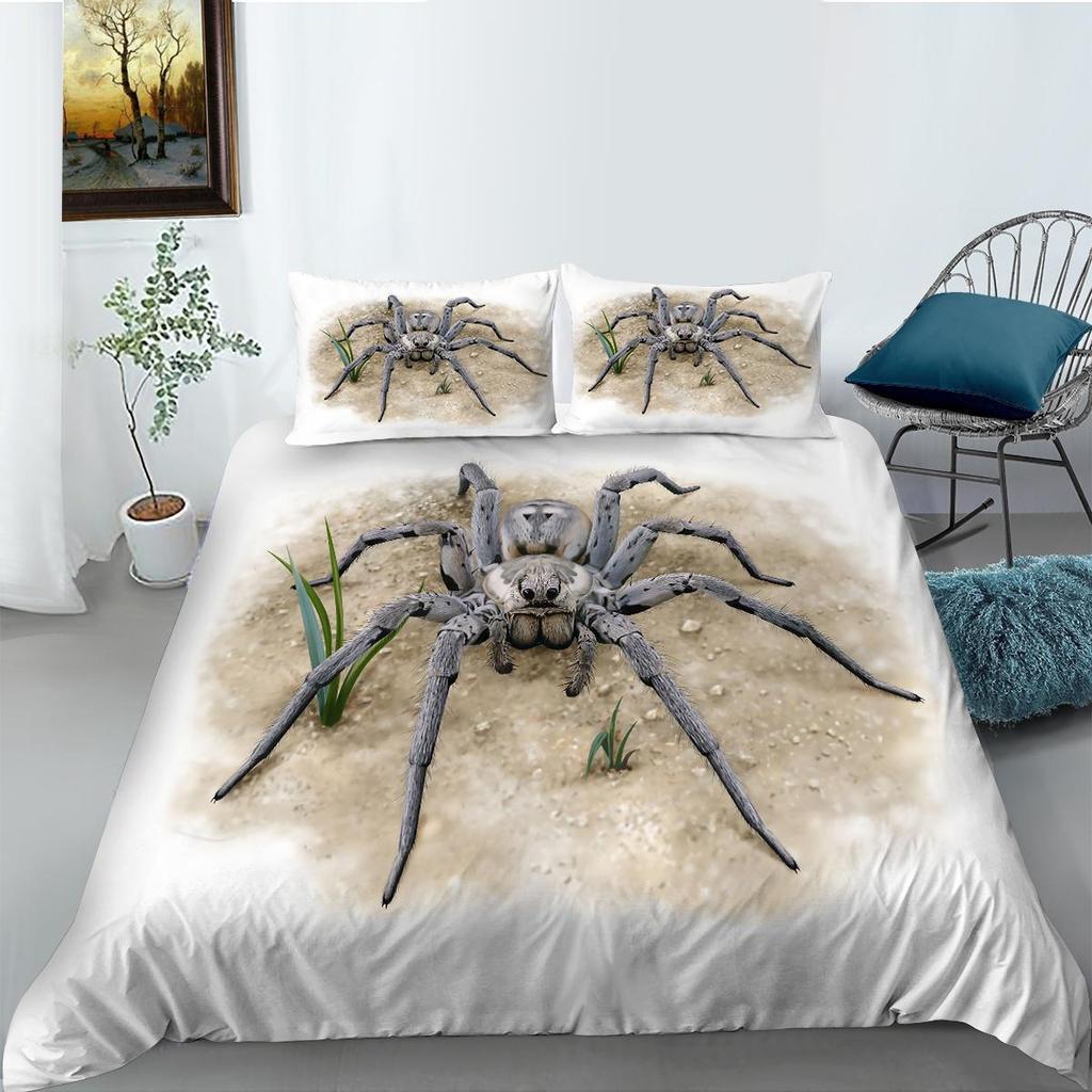 Insect Series Bedding Set 3D Digital Printed Quilt Cover and Pillow Cover 2/3 Pieces Full Size Bedding Set Home Decoration Bedding Set