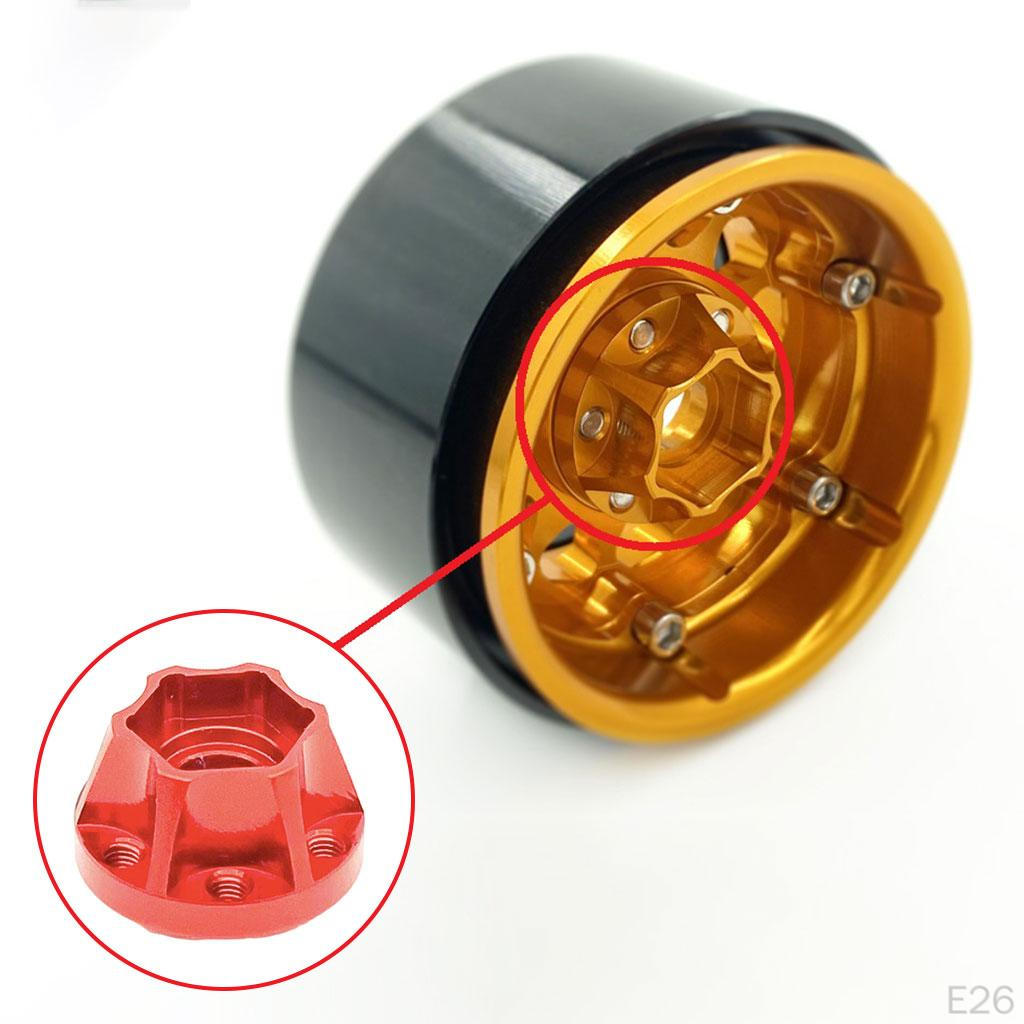Hexagon Wheel Hubs Spare Parts Aluminum Alloy Modification Accessories Widening for RC Crawler