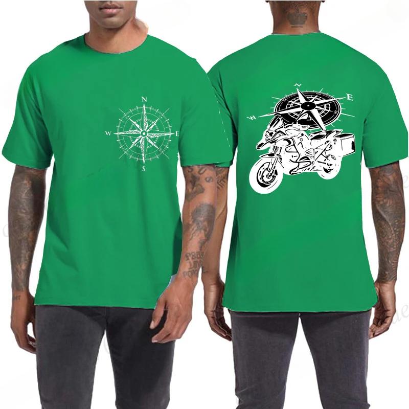 Мотоцикл Смешное Горное Приключение Мотоциклетный Графический 3D Принт Футболки Мужская Одежда Харадзюку Эстетическая Футболка