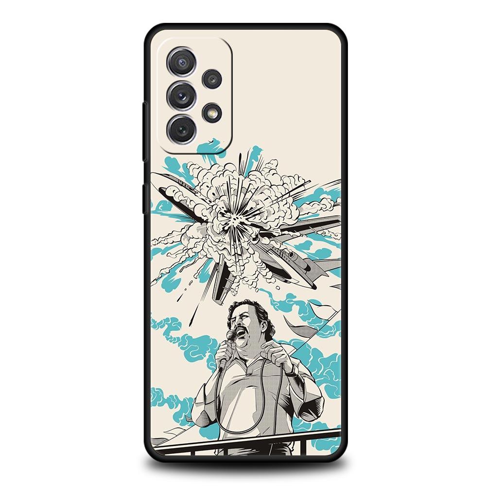 Narcos TV Series Pablo Escobar Case for Samsung A51 A71 A21S A12 A15 A25 A31 A41 A52 A32 A23 A33 A53 A73 A03S A05S A13 5G Cover